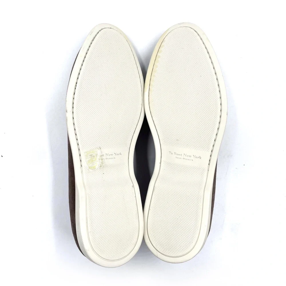 To Boot New York Cassidy Suede Leather Loafers Taupe Grey Slip On‎ Men's Sz 9.5